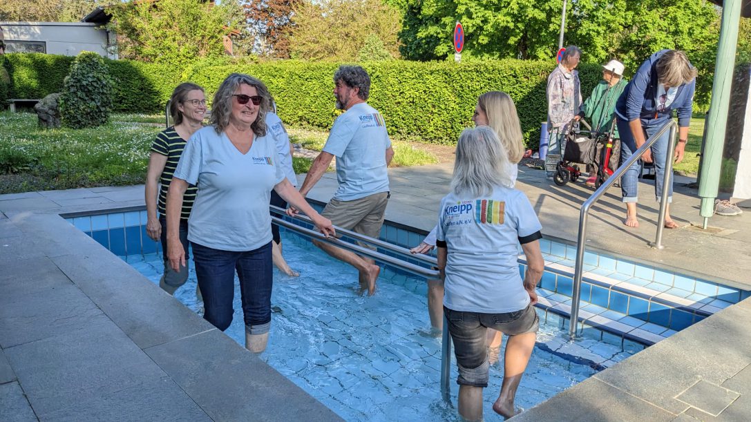 11. Mai Anwassern — Auftakt für die Kneipp-Saison